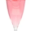 Kurt S. Adler kerst ornament champagneglas roze D 4 H 11,6 cm