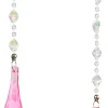 Kurt S. Adler kerst ornament guirlande kristal roze 8 x 5 x 7 cm