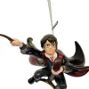 Kurt S. Adler kerst ornament Harry Potter op bezem zwart 8 x 5 x 8 cm