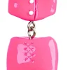 Kurt S. Adler kerst ornament jumpsuit roze 8 x 5 x 9 cm