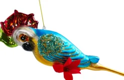 Kurt S. Adler kerst ornament kaketoe multi 6 x 4 x 13 cm