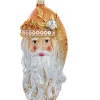 Kurt S. Adler kerst ornament kerstman hoofd goud 17,5 x 15 x 5 cm