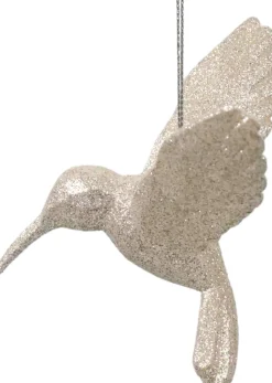 Kurt S. Adler kerst ornament Kolibrie glitter wit 7,62 x 10,16 x 8,89 cm