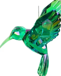 Kurt S. Adler kerst ornament Kolibrie iriserend groen 7 x 5 x 8 cm
