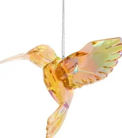 Kurt S. Adler kerst ornament kolibrie geel 8 x 10 x 10 cm