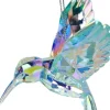 Kurt S. Adler kerst ornament Kolibrie iriserend turquoise 8 x 4 x 8 cm