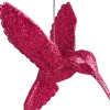 Kurt S. Adler kerst ornament Kolibrie glitter rood 9 x 3 x 9 cm