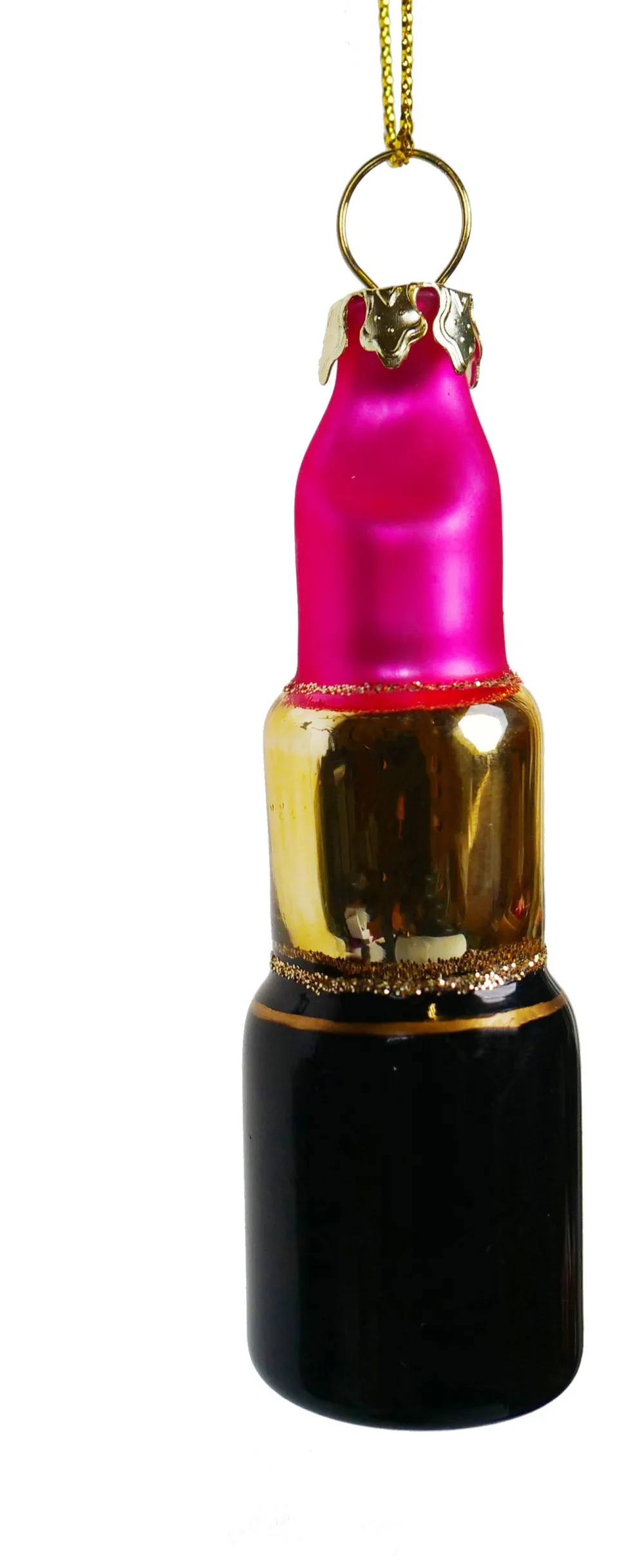 Kurt S. Adler kerst ornament lippenstift roze 5 x 5 x 14 cm