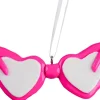 Kurt S. Adler kerst ornament zonnebril roze 8 x 5 x 7 cm