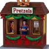 Lemax Caddington Village kerstdorpminiatuur pretzels (pretzels kraam) 14,4 x 10,2 x 16,2 cm