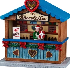 Lemax Caddington Village kerstdorpminiatuur chocolatier (chocolade kraam) 14,7 x 10,1 x 15 cm