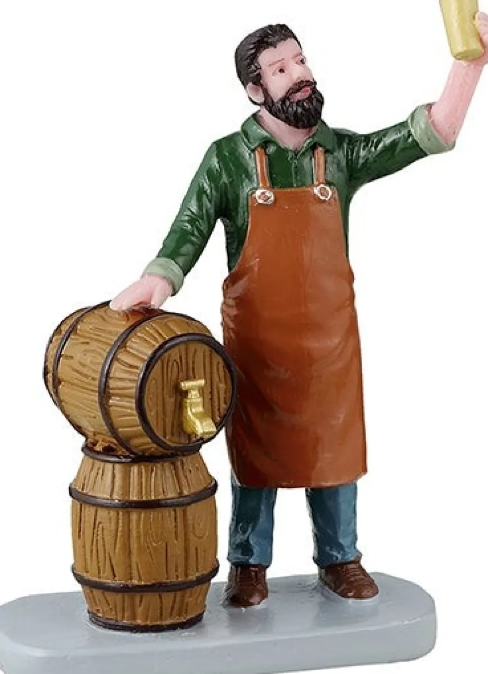 Lemax Caddington Village kerstdorpminiatuur brewmaster (bierbrouwer) 2,4 x 5,8 x 7,1 cm
