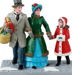 Lemax Caddington Village kerstdorpminiatuur christmas eve shopping (kerst inkopen) 3,6 x 7,1 x 7,5 cm