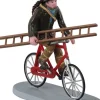 Lemax Caddington Village kerstdorpminiatuur travelling chimney sweep (schoorsteenveger) 8,3 x 3,2 x 8 cm
