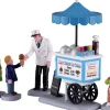 Lemax Caddington Village kerstdorpminiatuur happy scoops ice cream cart (ijscowagen) 16,5 x 3,1 x 10,6 cm 5-delig