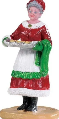 Lemax Caddington Village kerstdorpminiatuur mr claus cookies (kerstvrouw koekjes) 4 x 3,1 x 6,8 cm