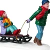 Lemax Caddington Village kerstdorpminiatuur christmas eve visit (kerstavond) 2,8 x 8,2 x 5,7 cm