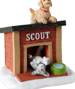 Lemax Caddington Village kerstdorpminiatuur scouts home (hondenhok) 5,6 x 4,6 x 6,5 cm