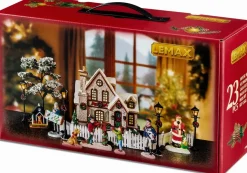 Lemax Caddington Village kerstdorp set white christmas 21,4 x 17,7 x 27,6 cm 23-delig