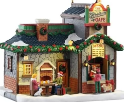 Lemax Caddington Village kersthuisje christmas cafe (kerst café) 26,4 x 18,4 x 26,7 cm