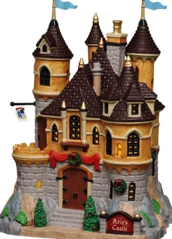 Lemax Caddington Village kersthuisje arie's castle (kasteel) 23,9 x 17,9 x 26,8 cm