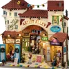 Lemax Caddington Village kerstdorp artist alley (kunst straat) 9,6 x 27,2 x 27,5 cm
