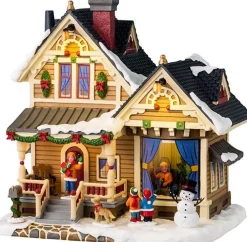 Lemax Caddington Village kersthuisje christmas eve grandma (grootmoeders huis) 15 x 20 x 20,5 cm