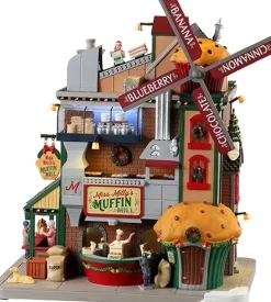 Lemax Caddington Village kersthuisje miss milly's muf mill (muffin molen) 25 x 19,1 x 28,1 cm