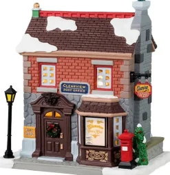 Lemax Caddington Village kersthuisje clearview post office (postkantoor) 12,4 x 17 x 19 cm