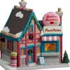 Lemax Caddington Village kersthuisje madeline's macarons (gebakswinkel) 14 x 19 x 17,5 cm