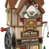 Lemax Caddington Village kersthuisje the coffee bean grinder (café) 13,5 x 10 x 21,5 cm