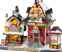 Lemax Caddington Village kersthuisje teddy bear factory (speelgoedwinkel) 17,1 x 13,8 x 18,9 cm