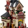 Lemax Caddington Village kersthuisje cranes carriages (koetsenverhuur) 13,7 x 15,6 x 21,5 cm