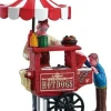 Lemax Carnival kerstdorpminiatuur hot dog cart (kraam) 6,6 x 4,7 x 9,5 cm
