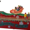 Lemax Carnival kerstdorp the runaway sleigh (kermisattractie) 26,7 x 16,4 x 36,4 cm