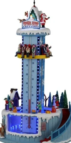 Lemax Carnival kersthuisje santas freeze zone (kermisattractie) 22,5 x 21 x 44,5 cm