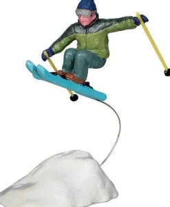 Lemax catching air (skipret) H 10 cm