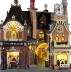 Lemax Facades kersthuisje Beersmith Row (gevels) 28 x 13 x 28,4 cm