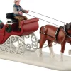 Lemax General kerstdorpminiatuur holiday sleigh ride (paard met slee) 6,7 x 23,5 x 10,2 cm