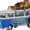 Lemax General kerstdorpminiatuur ski van (ski busje) 5,5 x 11,8 x 6,5 cm