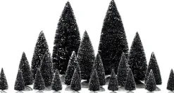 Lemax General kerstdorpminiatuur pine trees (dennenbomen) 8,7 x 8,7 x 22,9 cm 21 stuks