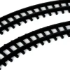 Lemax General kerstdorpminiatuur track curved (treinrails bocht) 53 x 4,4 x 1,2 cm 2 stuks