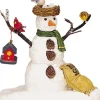 Lemax General kerstdorpminiatuur fine feathered friends (sneeuwpop met vogels) 5,9 x 3,2 x 5,8 cm
