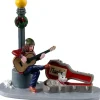 Lemax General kerstdorpminiatuur downtown busker (straatmuzikant) 9,6 x 4,3 x 8,8 cm