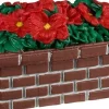 Lemax General kerstdorpminiatuur poinsettia planter (plantenbak) 2,5 x 6 x 4,2 cm