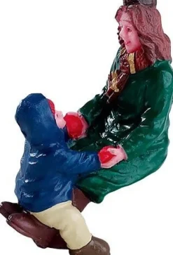 Lemax General kerstdorpminiatuur bench figurines (bank figuren) 3,9 x 2,3 x 5,1 cm