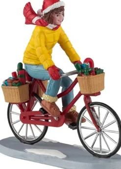 Lemax General kerstdorpminiatuur gifts to go (pakjesbezorger) 2,3 x 6,6 x 7,2 cm