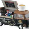 Lemax General kerstdorpminiatuur rolling roasters coffee (koffiebusje) 10 x 7,3 x 15,3 cm