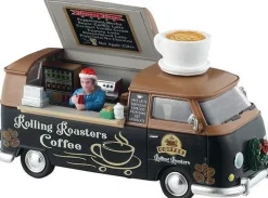 Lemax General kerstdorpminiatuur rolling roasters coffee (koffiebusje) 10 x 7,3 x 15,3 cm