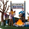 Lemax General kerstdorp music festival (muziek festival) 11,4 x 17,9 x 12 cm
